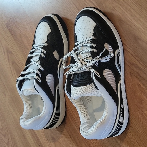 NIB Gucci Men’s Lace-Up Sneakers Sz11 - Picture 7 of 12